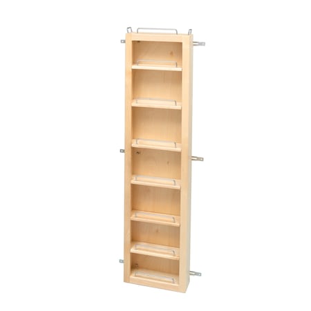 Rev-A-Shelf Maple Veneer, Light Brown, 12 in W, 51.25 in H, 4 in L, Light Brown 4WDP18-51